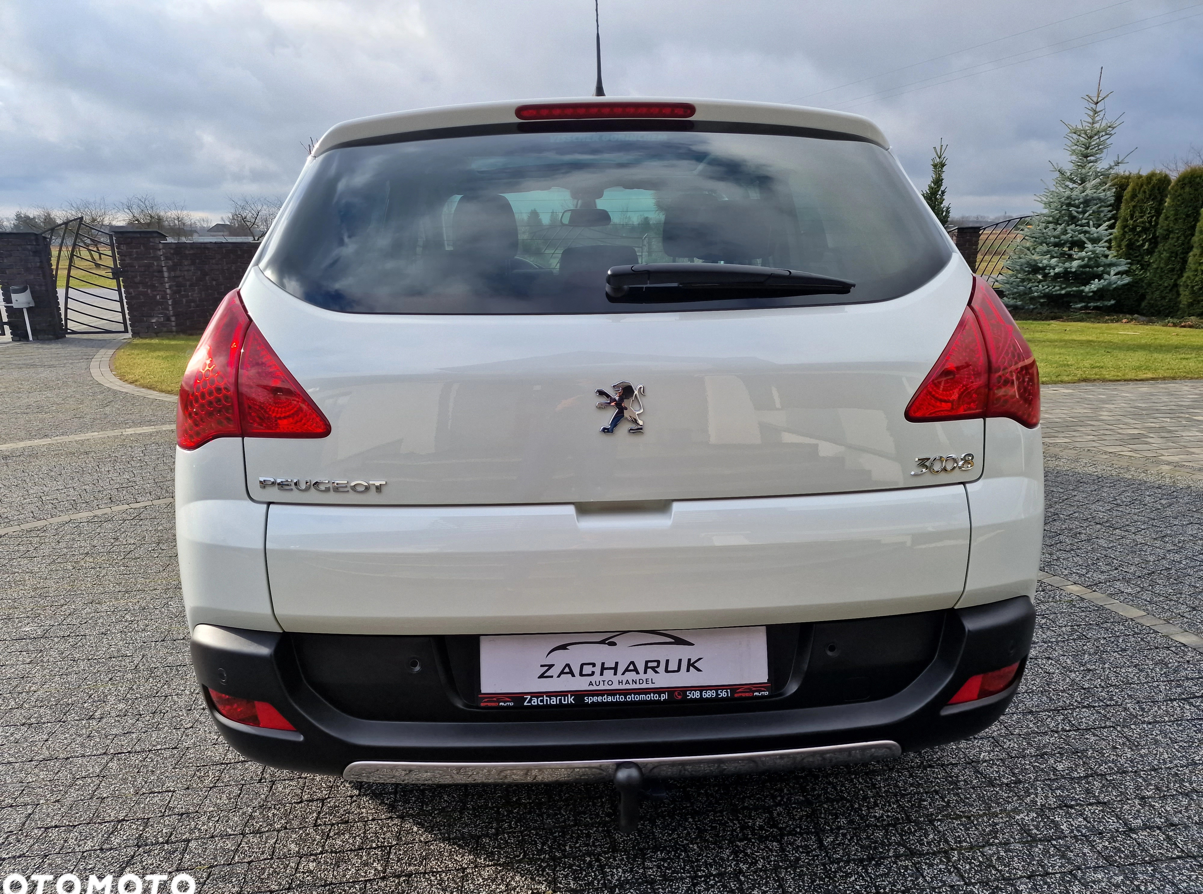Peugeot 3008 cena 26700 przebieg: 175121, rok produkcji 2010 z Grudziądz małe 407